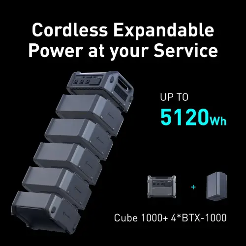 Estación de Energía Portátil Segway Cube 1000 1024Wh 2200W LiFePO₄ con UPS y App — imagen 4